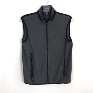 Greyson Men's Algonquin Primaloft Charcoal Gray Full-Zip Performance Vest